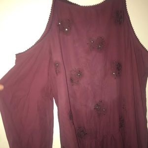 Cold shoulder dress